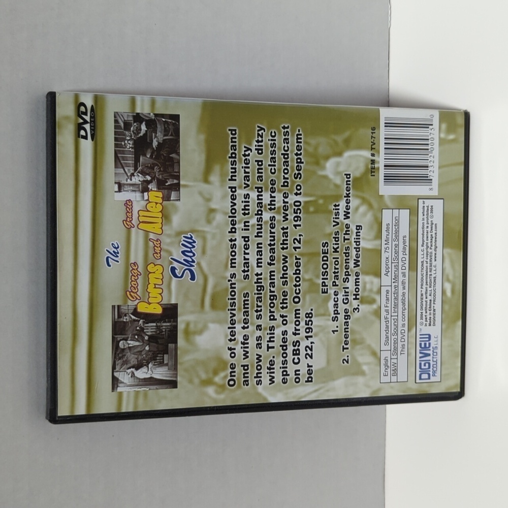 DVD Video The George Burns & Gracie Allen Show Vol. 2 DVD - Picture 2 of 4
